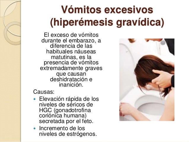 como puedo evitar los vomitos en el embarazo