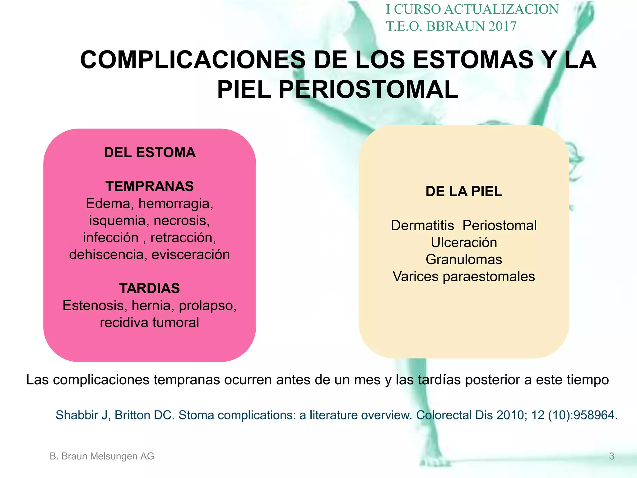 COMPLICACIONES OSTOMIAS Curso I Actualizacion Terapia_ Enterostomal ...