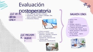 complicaciones del paciente postquirurgico | PPTX