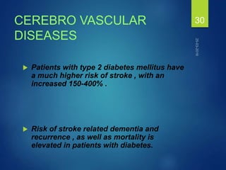 pathology and Complications of type 2 diabetes mellitus | PPTX