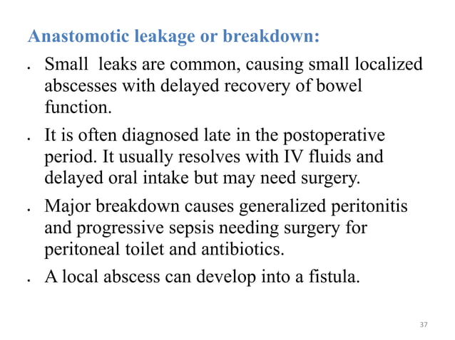 Complication Of Surgery Pptx Complication Of Surgery Pptx
