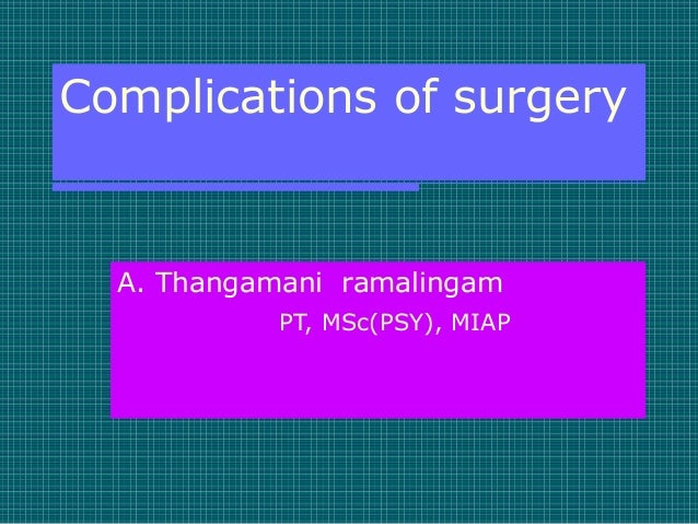 Complications Of Abdominal Surgery complications-of-abdominal-surgery