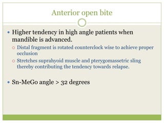 Xbite Tendency Complications orthognathic surgery | PPTX
