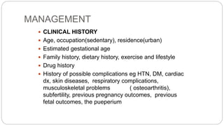 COMPLICATIONS AND MANAGEMENT OF OBESITY IN PREGNANCY.pptx