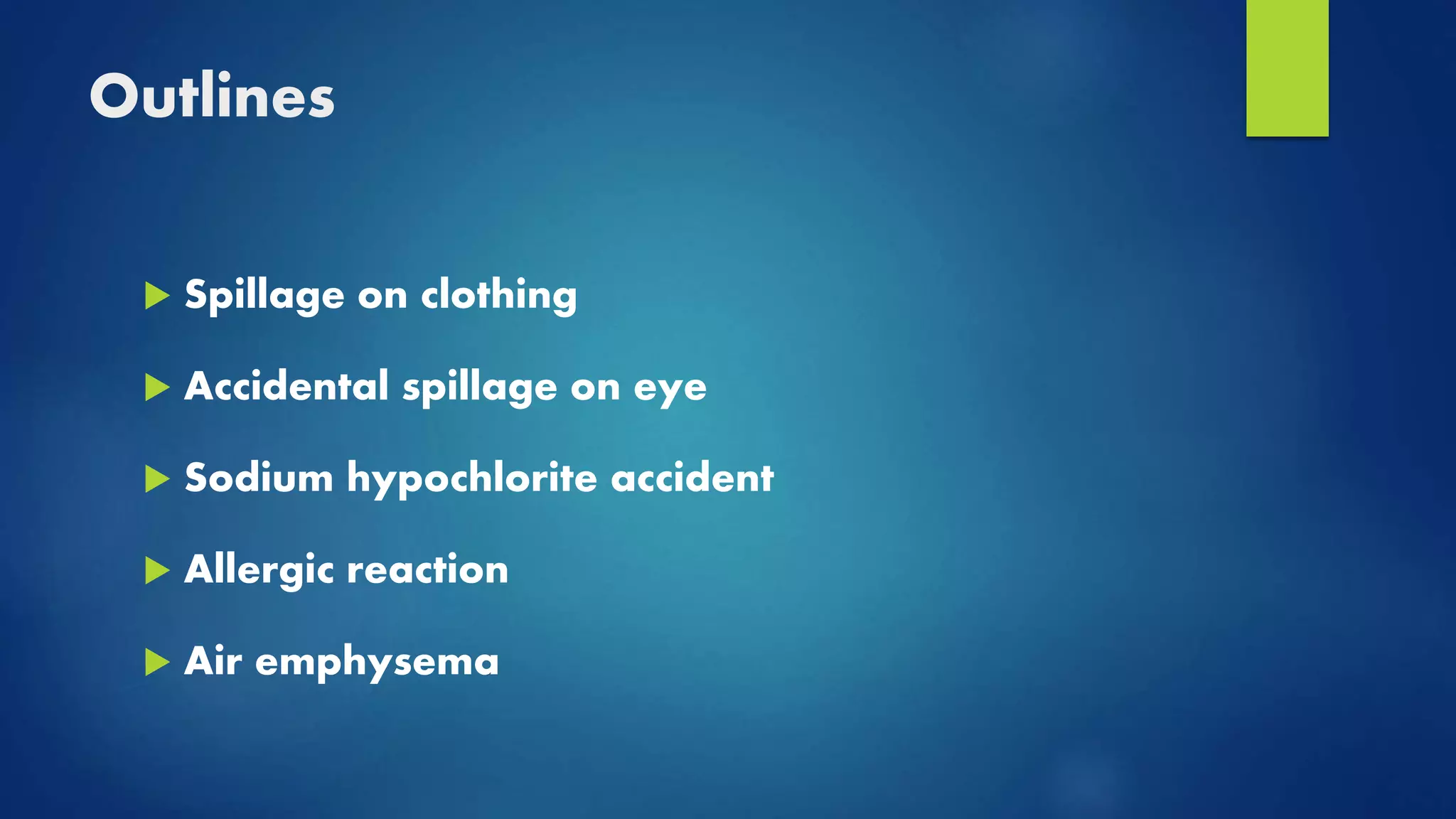 Complications During Root Canal Irrigation PPT