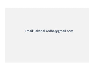 Email: lakehal.redha@gmail.com
 