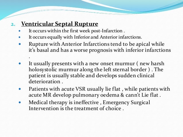 Complications Of Acute Mi