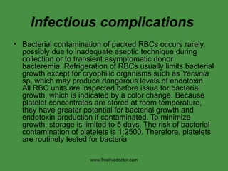 Complications of blood transfusion | PPT