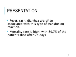 Complications of blood transfusion | PPT