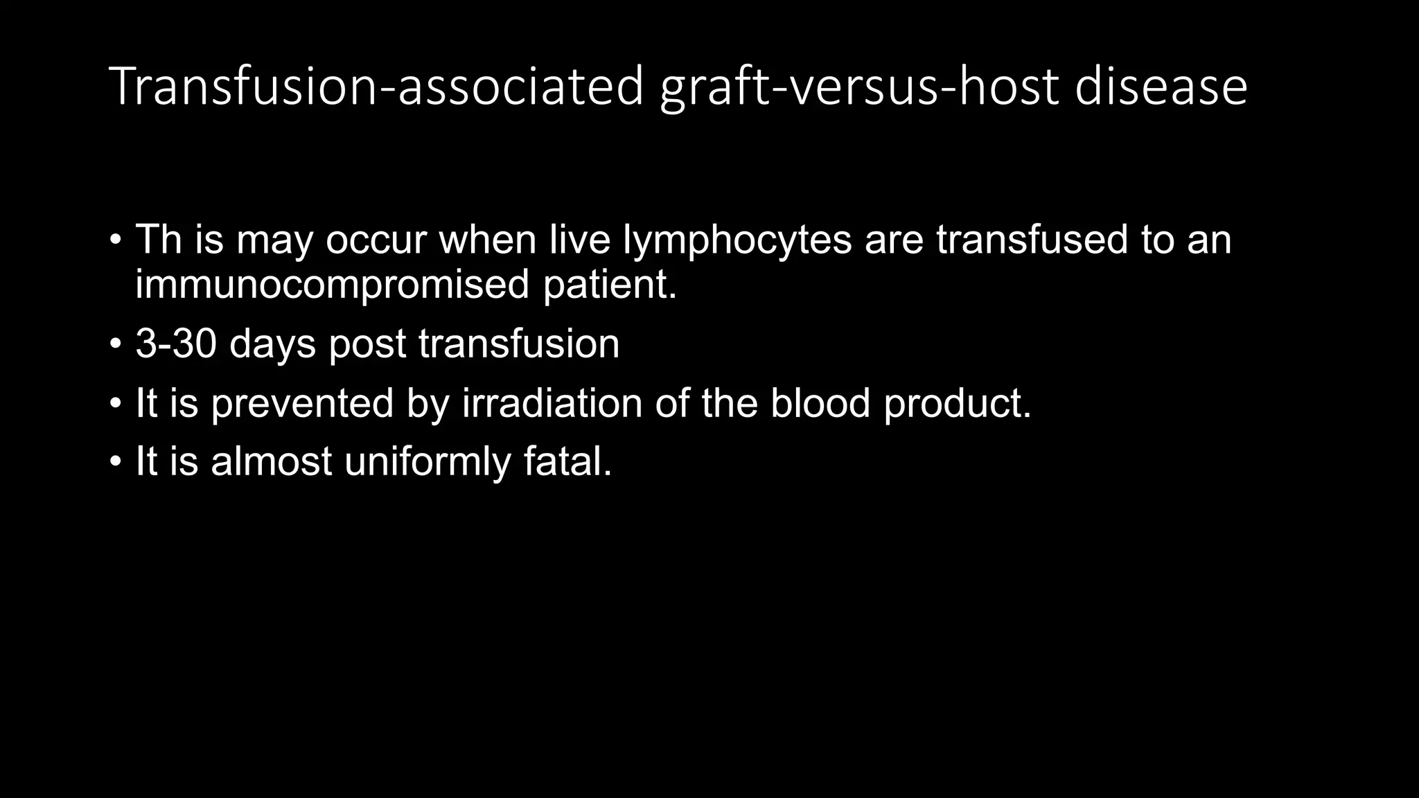 Complications of blood transfusion & management | PPTX