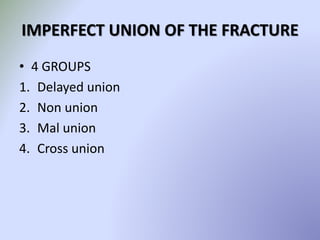 Complications of fractures of bones | PPTX