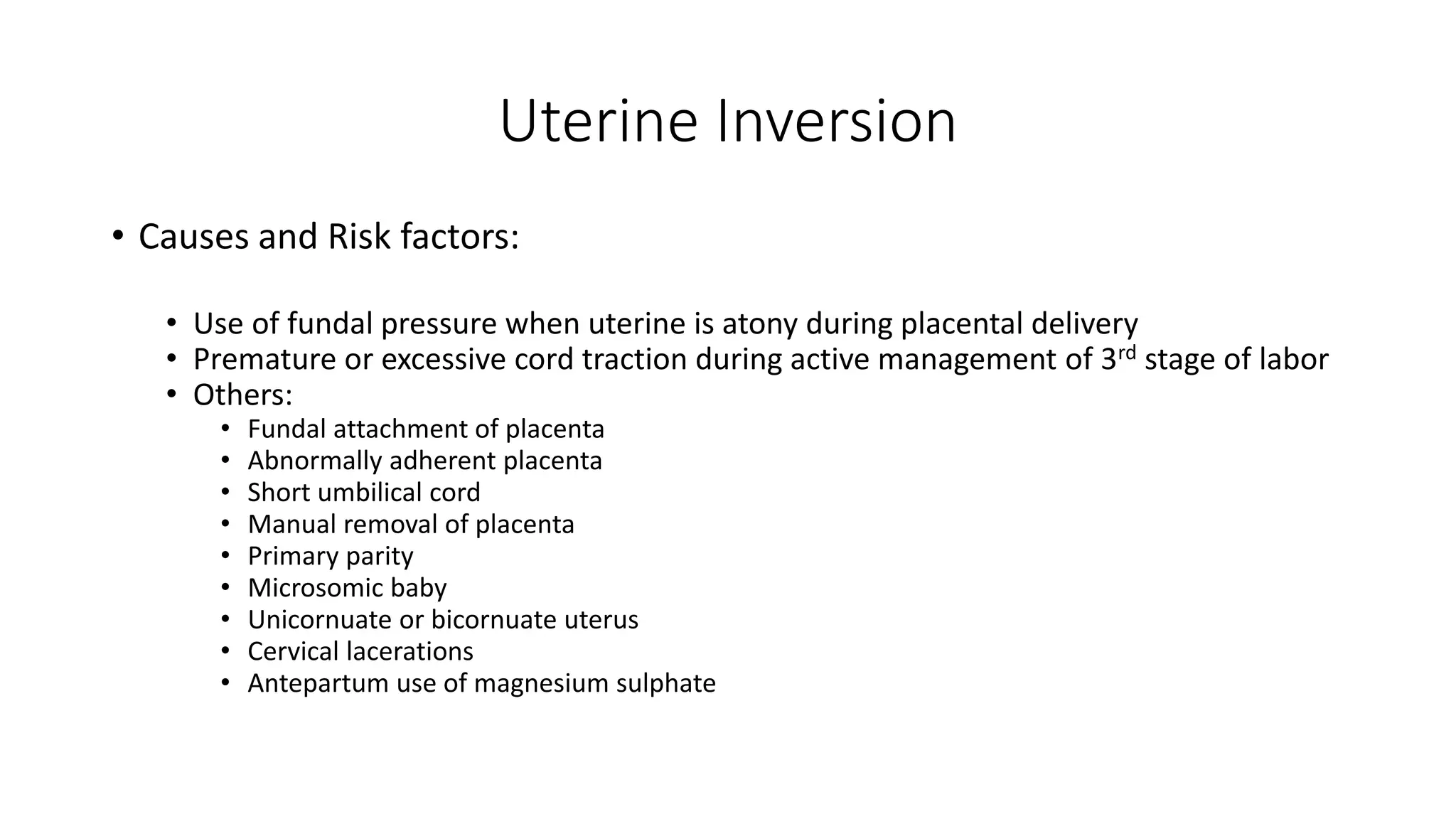 Complications of labor | PPTX