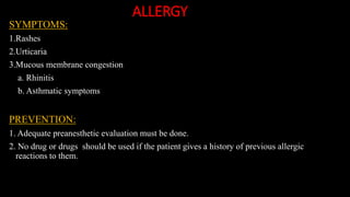 Complications of local anesthesia | PPTX