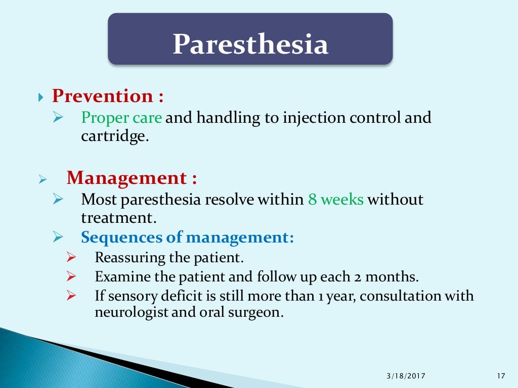 Complications of Local Anesthesia