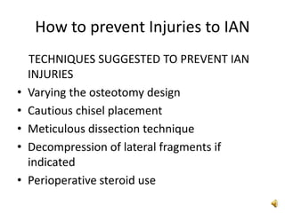 Complications of mandibular orthognathic surgery | PPTX