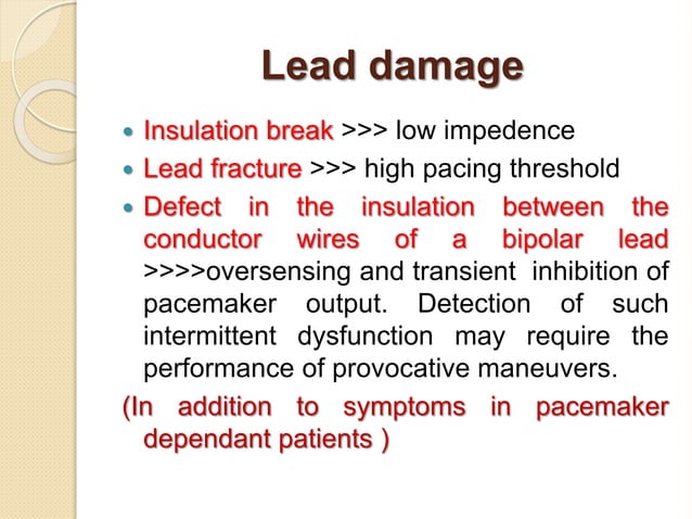 Complications of pacemaker implantation. Waleed Roshdy | PPTX
