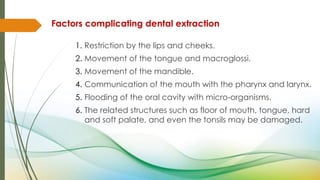 COMPLICATIONS OF TOOTH EXTRACTION AND MANAGEMENT BY Nusrat and Rafi.pptx