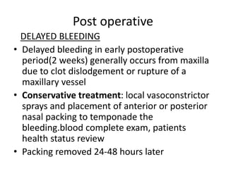 Delayed Post Op Rash Complications of maxillary orthognathic surgery | PPTX