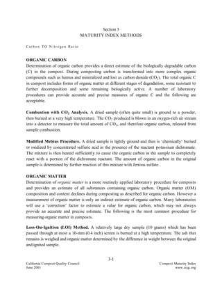 Maturity Lab Sampling Compmaturity | PDF
