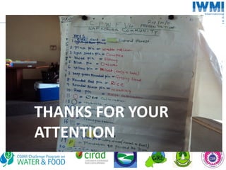 THANKS FOR YOUR 
ATTENTION
 