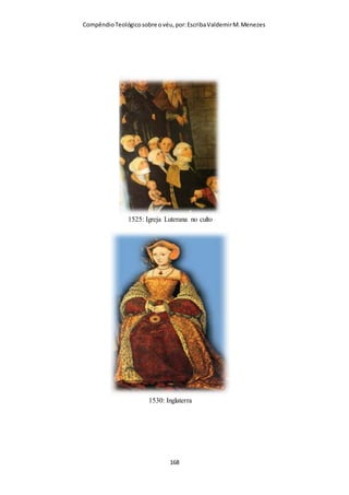 Compêndio teológico sobre o véu, por Escriba Valdemir
um mais amplo sentido e a incorporar traços distintivos
divinamente revelados, no momento e no lugar exatos da
história da revelação, que o tornam supratópico, supracultural
e supratemporal.[8] Somente a parussia (segunda vinda de
Cristo) eliminará a necessidade do uso do véu por parte das
mulheres cristãs quando da adoração, quando oram ou
profetizam.”
AMEAÇA DE EXCLUSÃO
16 Mas, se alguém quiser ser contencioso, nós não temos tal costume, nem
as igrejas de Deus. (I Coríntios 11.16)
Após argumentar em quatorze versículos sobre a necessidade
das mulheres cristãs usarem o véu quando ora e profetizam,
usando argumentos espirituais (hierarquia divina, ordem da
criação, os anjos e a natureza biológica) e nenhuma vez fez
citação sobre alguma tradição judaica ou etiqueta cultural
vigente, Paulo se irrita! Alias, os teólogos mercenários que se
prestam para defender ideologias anticristãs nunca explicam
porque o apóstolo Paulo que sempre teve uma postura
antijudaica em suas doutrinas, teria agora alguma razão para
defender um costume judaica de menor importância. Todo
mundo sabe que se não fosse a revelação dada por Deus a Paulo
sobre o plano de salvação, o cristianismo corria o risco de ser
apenas uma seita judaica, mas Paulo cortou o cordão umbilical
que ligava a igreja com o judaísmo. Não me venha então alegar
que Paulo estava pregando uma ideia judaica. O versículo 16
revela que Paulo já estava exausto em argumentar com os
coríntios dando suas alegações para que as mulheres da igreja de
Corinto submetessem a usarem o véu. Então de forma velada e
culta ele sugere que se a Igreja de Corinto persistisse em sua
[ 168 ]
 