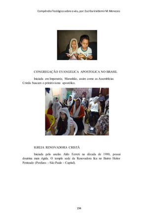 Compêndio teológico sobre o véu, por Escriba Valdemir
abrir mão da sua vida social, era melhor não vestir o luto. Muitas famílias que
se consideravam “bem nascidas” não envergavam o luto. Usavam trajes
negros no funeral e depois, apenas cores discretas. Mas, se era para adotar o
luto, que fosse completo. Os melhores tecidos para vestidos eram a casemira
e uma variedade de algodão chamada Henrietta. Sarja francesa para os
melhores trajes de alfaiataria. Para os casacos caseiros, crepes. A viúva
deveria vestir uma espécie de boina escura, coberta com uma capa de renda
ou crochê. Também poderia usar um véu de crepe ou musselina. Era costume
usar durante o primeiro ano de luto, mas isso já havia caído por volta de
1908. Filhas solteiras deveriam usar um chapéu pequeno decorado com seda
sem brilho ou véu de crepe. As luvas negras eram opcionais. Se jóias fossem
usadas, apenas em pequena quantidade e feitas em hematita ou esmalte. A
duração do luto variava de acordo com a relação que se tinha com o morto:
Se a mulher morria, o marido usaria luto por dois anos; Se o marido morria, a
esposa usava luto profundo por um ano. Nos 9 meses seguintes, o crepe era
reduzido aos poucos, até que ela estivesse usando apenas o traje preto nos
três últimos meses; (http://diariosanacronicos.com/blog/rituais-de-luto-na-
era-eduardiana-1900-1914/)(2).
[ 194 ]
 