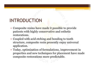 Composite resins | PDF