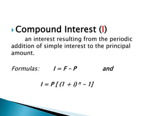 Compound interest | PPTX
