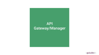 API
Gateway/Manager
 