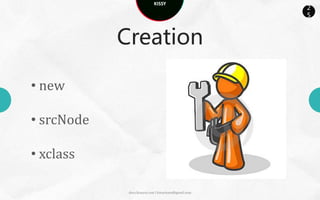 KISSY
                                                             2
                                                             5



                          Skin

• Config
   • prefixCls

new Button({
      prefixCls:"xx-"
});



                    docs.kissyui.com | kissyteam@gmail.com
 