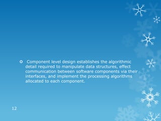 Component level design | PPTX | Programming Languages | Computing