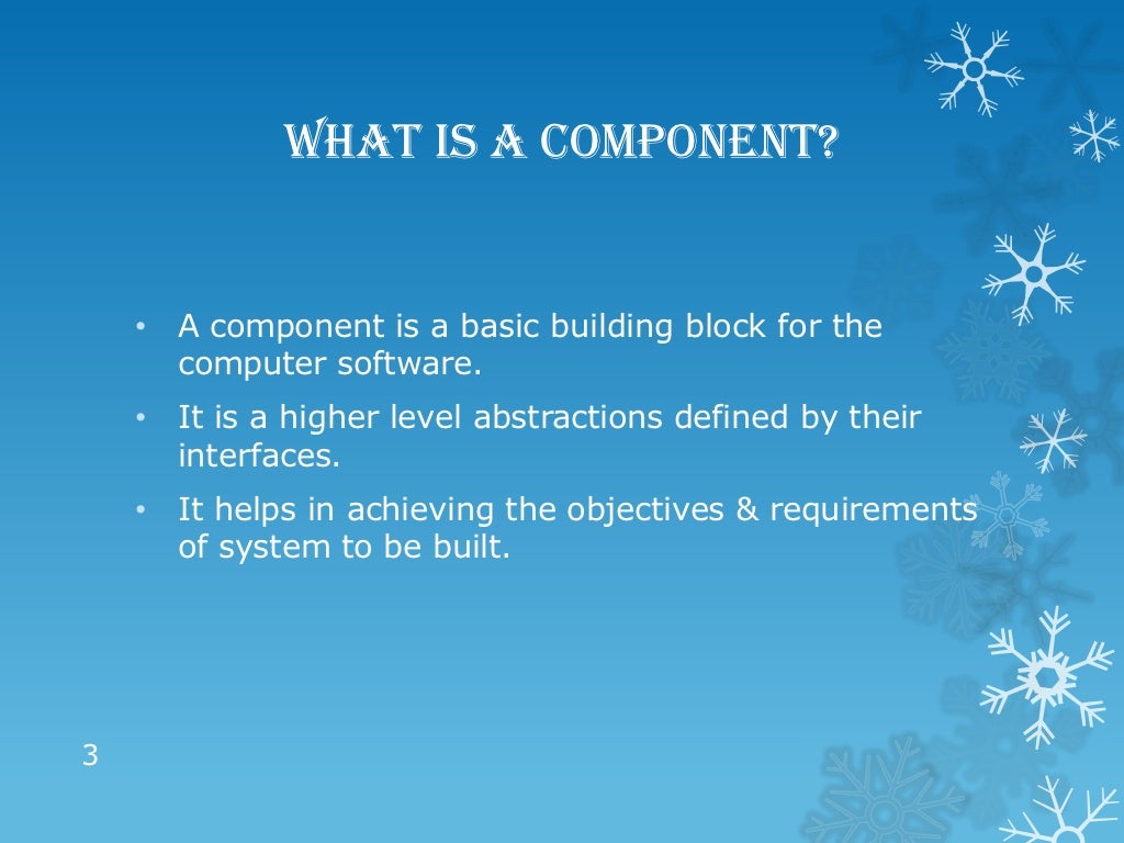 Component level design