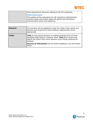 Component 1 - Assignment brief | PDF