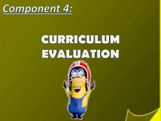 Component 4curriculum evaluation