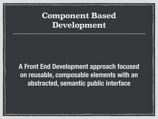Component Based Development | PDF