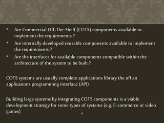 Component based software engineering | PPTX
