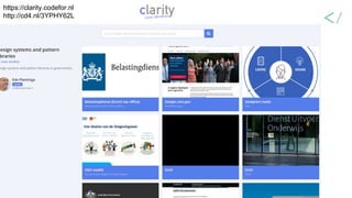 https://clarity.codefor.nl
http://cd4.nl/3YPHY62L
 