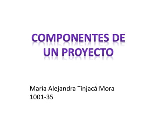 María Alejandra Tinjacá Mora
1001-35
 