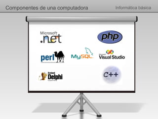Componentes de una computadora   Informática básica
 