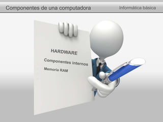 Componentes de una computadora Informática básica
 