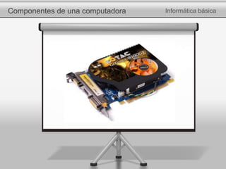 Componentes de una computadora Informática básica
 