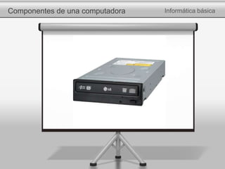 Componentes de una computadora Informática básica
 