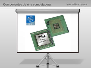 Componentes de una computadora Informática básica 