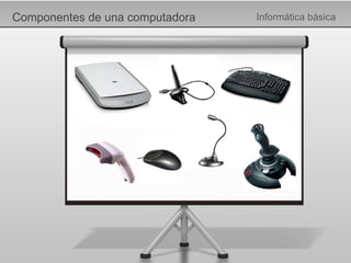 Componentes de una computadora Informática básica 