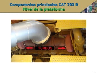 31
Componentes principales CAT 793 B
Nivel de la plataforma
 