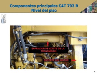 8
Componentes principales CAT 793 B
Nivel del piso
 