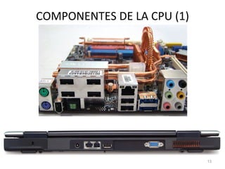 COMPONENTES DE LA CPU (1) 