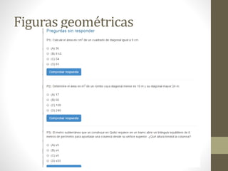 Figuras geométricas 
 