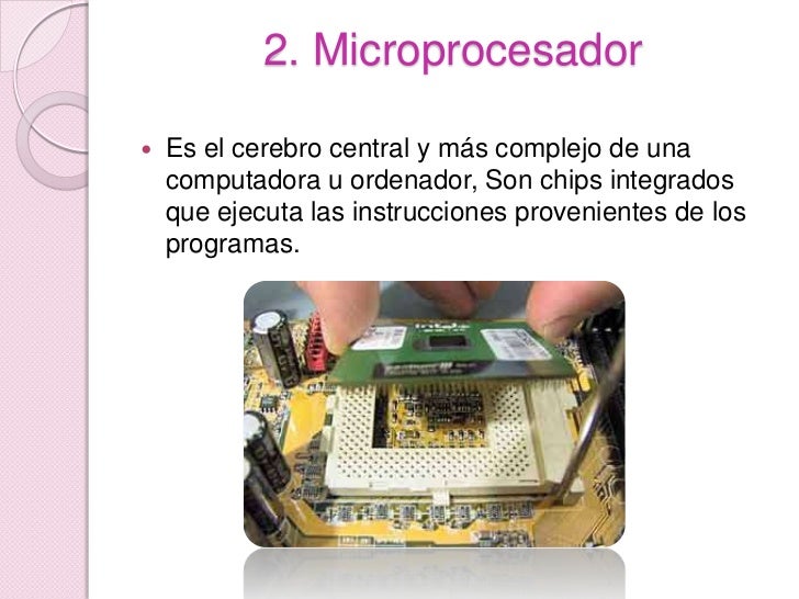 Componentes del gabinete