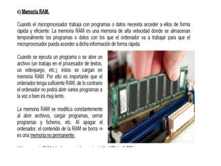 Componentes del ordenador 1